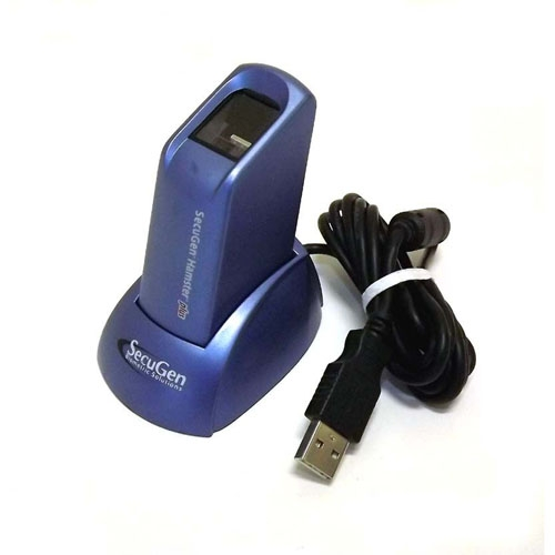 SecuGen Hamster Plus USB biometric scanner side profile