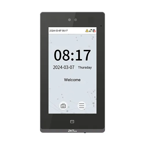 ZKTeco SenseFace 7A Front View ZKTeco SenseFace 7A Series biometric access control terminal