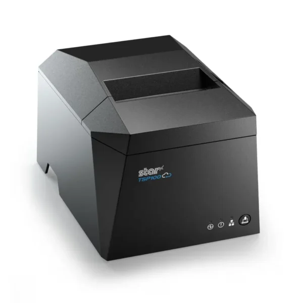 Open cover view of Star Micronics TSP100IV with thermal paper roll