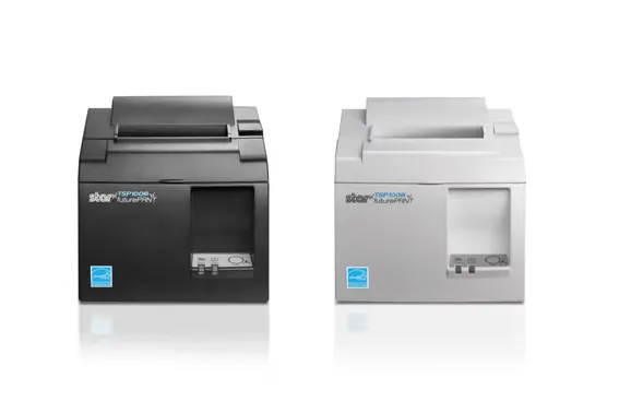 Drop-in paper loading compartment of Star TSP100III printer