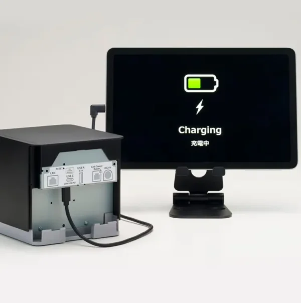 Star Micronics mC-Print3 IP22 splash-proof printer on food service counter