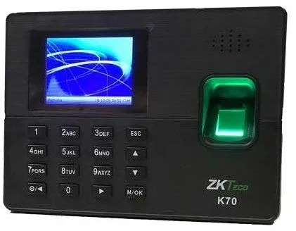 ZKTeco K70 fingerprint scanner close-up
