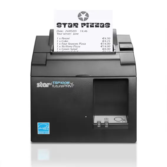 Star Micronics TSP100III Shopify Receipt Printer front view