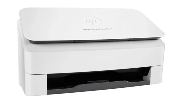 LCD control panel on HP ScanJet Enterprise Flow 5000 s4 sheetfed scanner