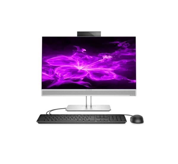 HP EliteOne 800 G3 24 inch All-in-One PC front view showing Full HD display and stand