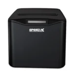 Speed-X SP-200U 80mm thermal receipt printer front view with High Speed Printing