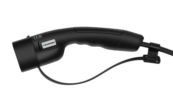 Blaupunkt BW3P16ACB 11kW EV charger installed on outdoor home garage wall