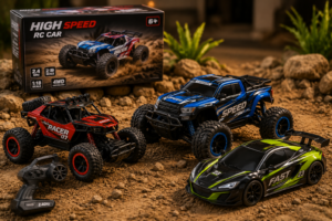 Remote control toy car for children indoor and outdoor play