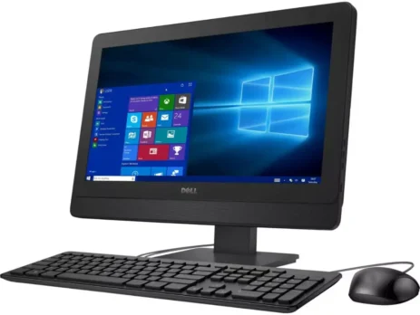 Dell OptiPlex 3030 19.5 inch All-in-One PC front view showing screen and stand
