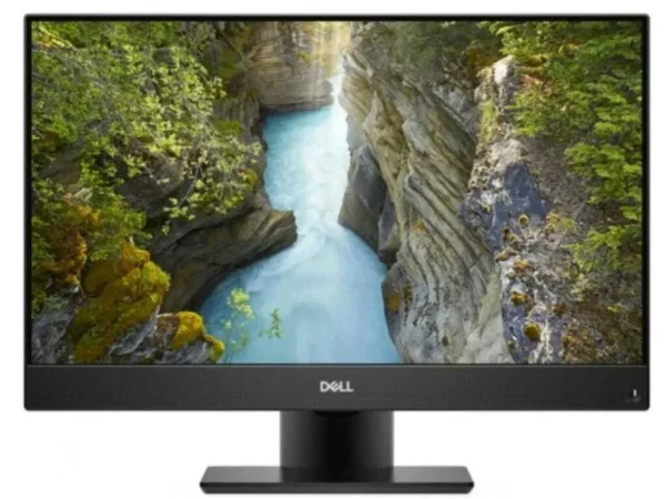 Dell OptiPlex 7470 All-in-One Desktop Overview Dell OptiPlex 7470 24 inch All-in-One PC front view showing Full HD display and stand