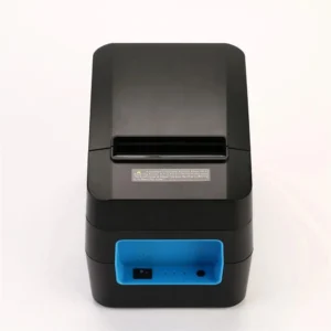 Rear panel of Speed-X SP-90A showing USB LAN and cash drawer ports