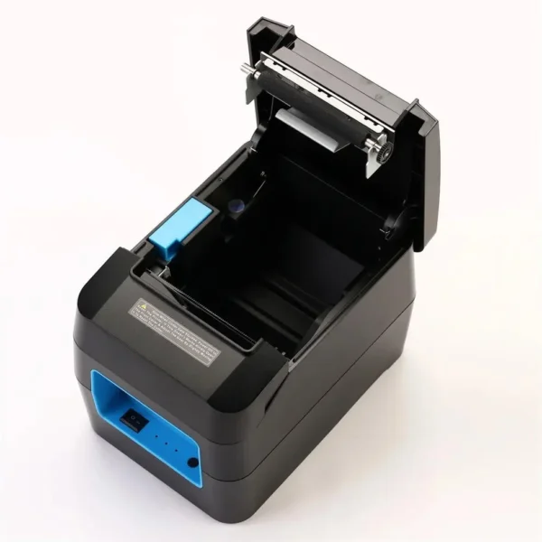 Speed-X SP-90A printing receipt slip with QR code and 1D barcode