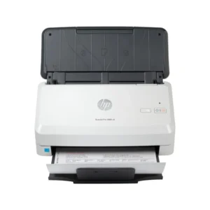 HP ScanJet Pro 3000 s4 Document Scanner front view on office desk