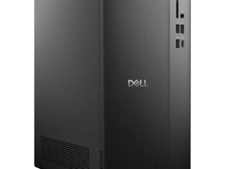 Dell ECT1250 Tower Desktop front view showing power button and front USB ports