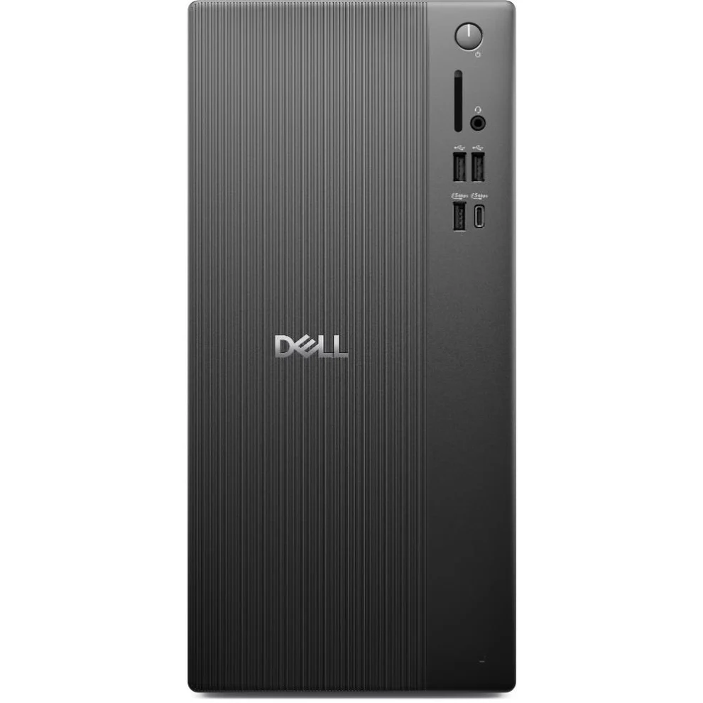 Rear port panel of Dell ECT1250 showing HDMI, DisplayPort, Ethernet, and USB connections
