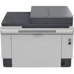 Smartphone using HP Smart App to send print job to HP MFP 2602sdw wirelessly