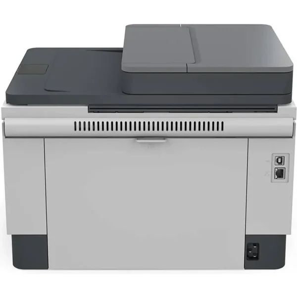 Smartphone using HP Smart App to send print job to HP MFP 2602sdw wirelessly