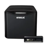 Speed-X SP-210UL 80mm thermal receipt printer with Auto Cutter Printer mechanism front view
