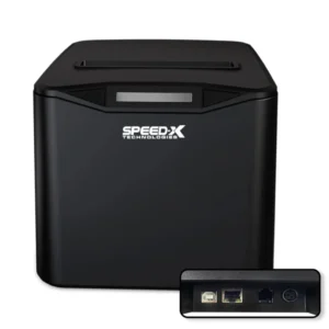 Speed-X SP-210UL 80mm thermal receipt printer with Auto Cutter Printer mechanism front view