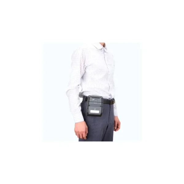 Sewoo LK-P30II Courier Thermal Printer package contents with battery and charger cradle