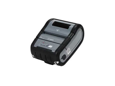 Sewoo LK-P30II 3-inch Courier Thermal Printer front view with paper label