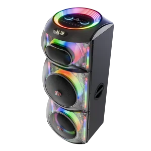 Audionic Trance T-400 full cabinet layout with wireless HD microphone