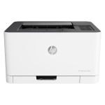 HP Color Laser 150nw color laser printer front view on white background
