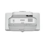 Epson EB-685W School College Projector wall mounted above 100-inch classroom screen
