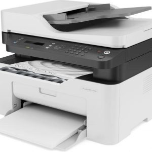 40-sheet automatic document feeder on top of HP LaserJet printer