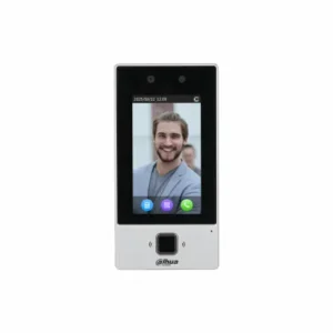 Front angle view of Dahua ASI6214D-W single door face recognition terminal