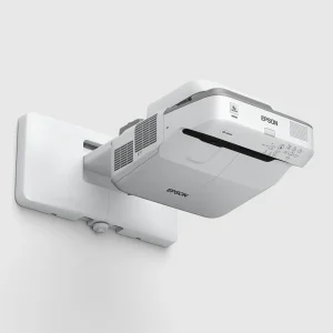 Rear input connectivity panel of Epson EB-685W projector featuring 3 HDMI and VGA ports