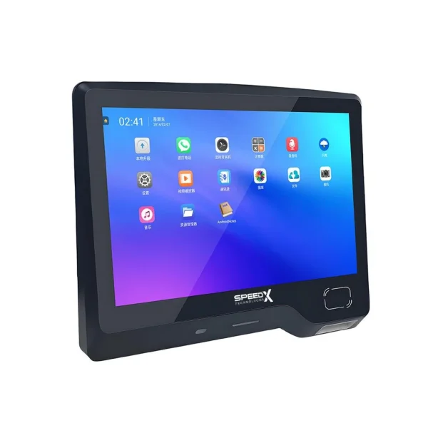 Speed-X SX-P1010 POS Terminal showing Android 11 user interface desktop screen