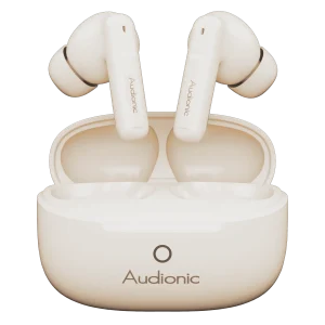 Low latency 45ms gaming mode icon on Audionic Airbud 690 ION