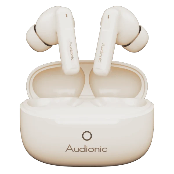 Low latency 45ms gaming mode icon on Audionic Airbud 690 ION