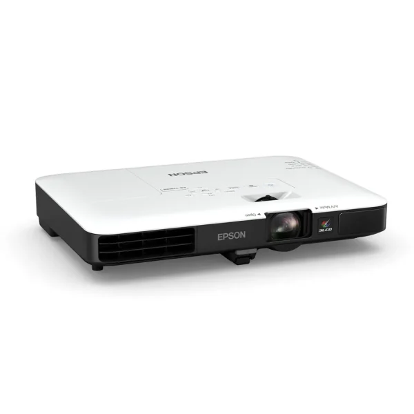 User mirroring smartphone screen wirelessly to Epson EB-1785W display using Miracast