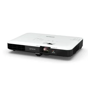 Presenter using Gesture Control on Epson EB-1785W projector to advance presentation slide