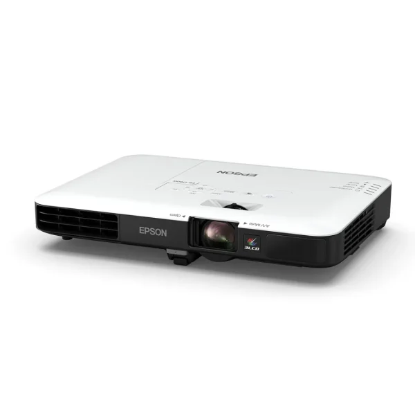 Presenter using Gesture Control on Epson EB-1785W projector to advance presentation slide