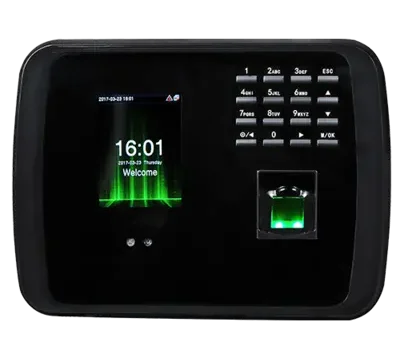 Front view of ZKTeco MB460 Fingerprint Face Recognition time attendance terminal