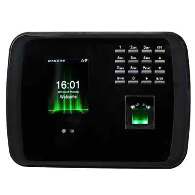 Front view of ZKTeco MB460 Fingerprint Face Recognition time attendance terminal