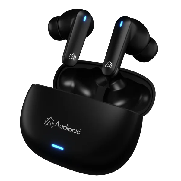 Complete retail box contents for Audionic Airbud 425 wireless earbuds