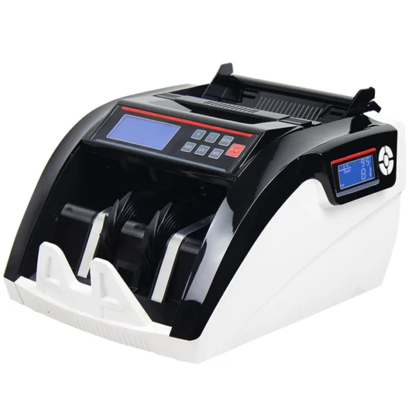 Speed-X 5800D Cash Counting Machine Front View Front angle view of Speed-X 5800D cash counting machine with digital display
