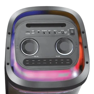 Wireless handheld microphone paired with Audionic Hummer H55 trolley speaker
