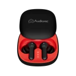 Audionic Airbud 550 Slide Earbuds showing sliding charging case open