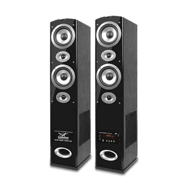 Audionic CLASSIC 7.7 Plus Tower Speaker Overview Audionic CLASSIC 7.7 Plus tower speaker with dual 8-inch drivers and HD wireless mic