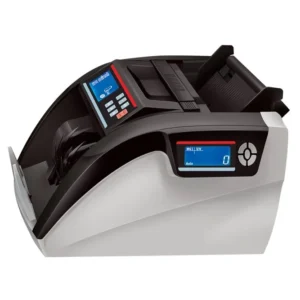 Rear power inlet and power switch on Speed-X 5800D bill counter