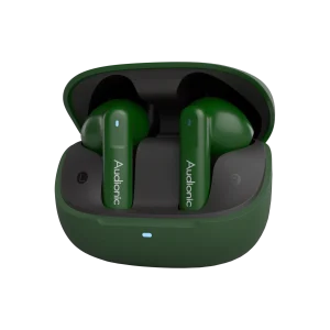 Audionic Airbud 730 ENC wireless earbuds in charging case