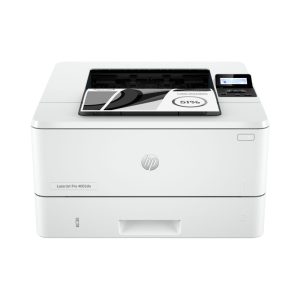 HP LaserJet Pro M4003DN rear view showing Gigabit Ethernet and USB ports