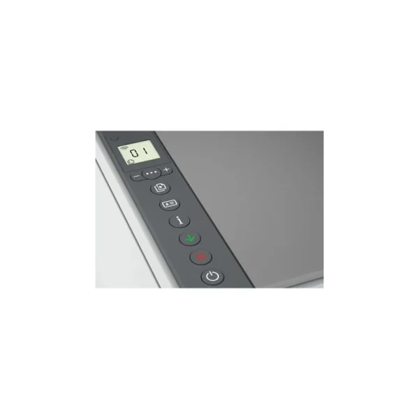 Rear network ports including USB and Ethernet on HP M236dw