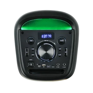 Top control dashboard on Audionic Hummer H35 with USB, TF card, and AUX inputs