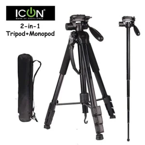 7867 professional aluminum tripod monopod fully extended